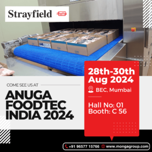 Strayfield to Showcase Cutting-Edge RF Heating & Drying Technology at Anuga FoodTec India 2024